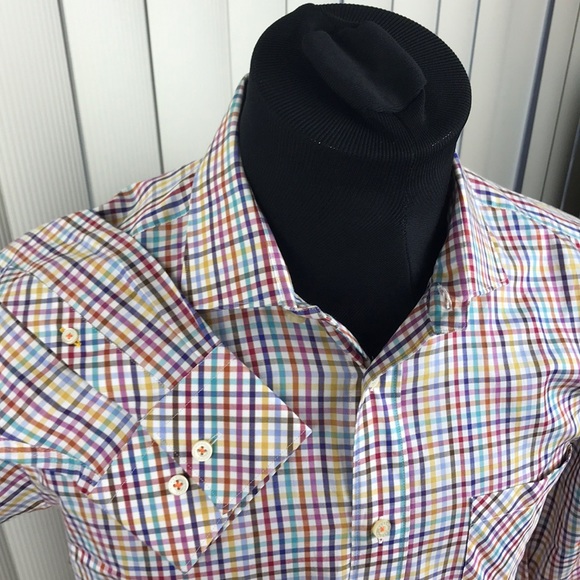 Robert Talbott Anderson Plaid Button Down Shirt - Picture 3 of 3